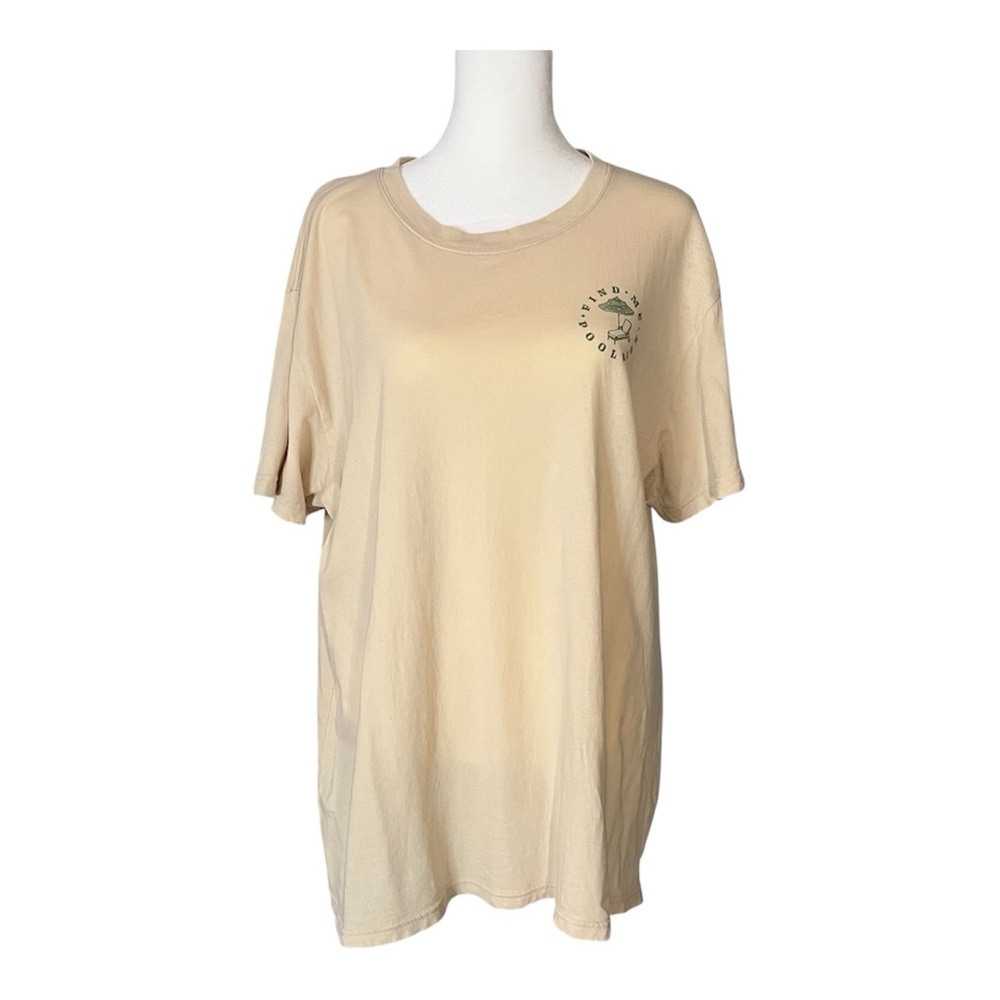 PINK Victoria's Secret Beige Short Sleeve Tee